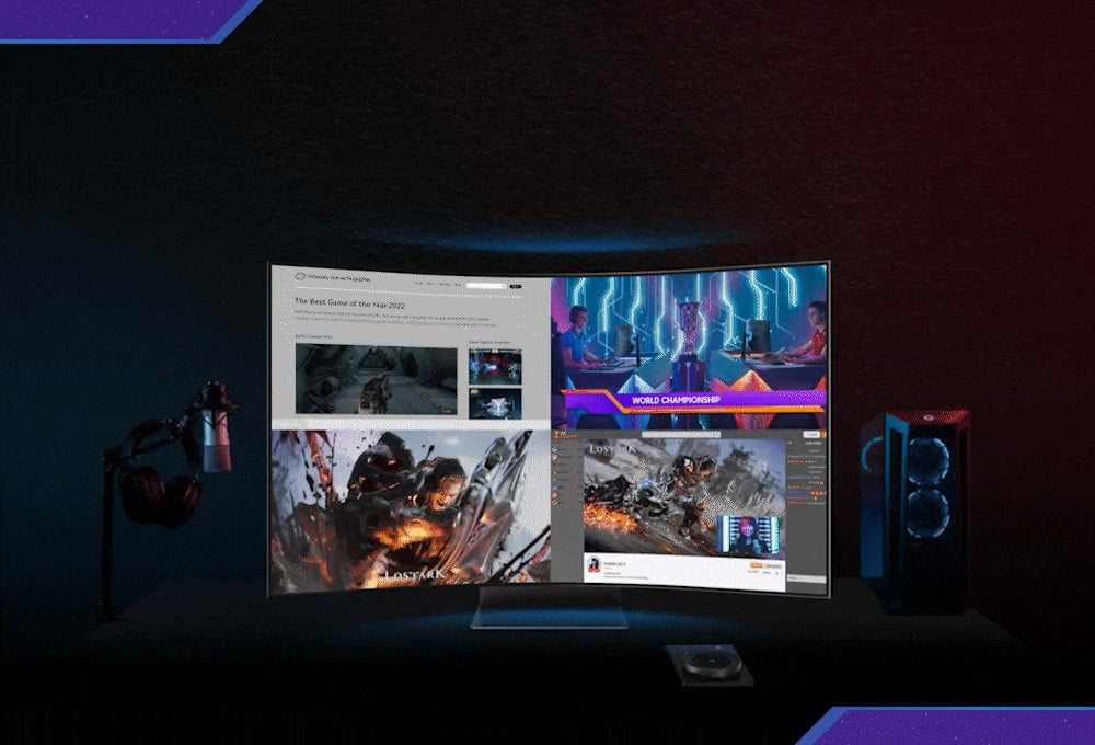 Jump on the Samsung Odyssey Ark, an Unparalleled New Gaming Experience