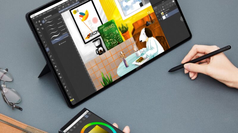 Multitask Real Fast with Samsung Flow on the Galaxy Tab S8 Series