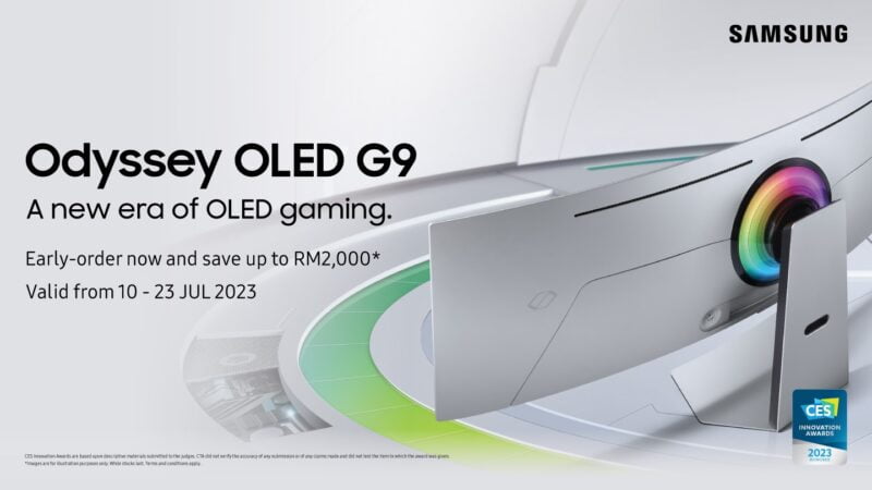 Save Up to RM2,000 When You Early-Order the Samsung Odyssey OLED G9 From 10 to 23 July 2023!