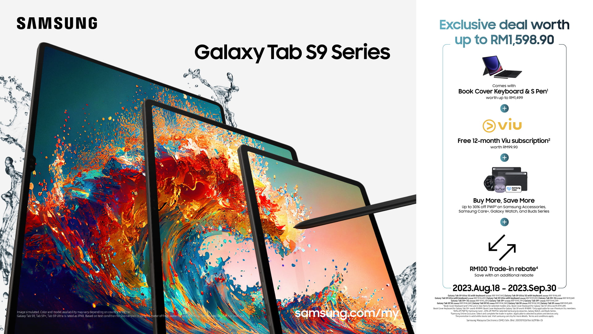Samsung Launches Galaxy Z Flip5, Galaxy Z Fold5, Galaxy Watch6 Series and Galaxy Tab S9 Series in Malaysia