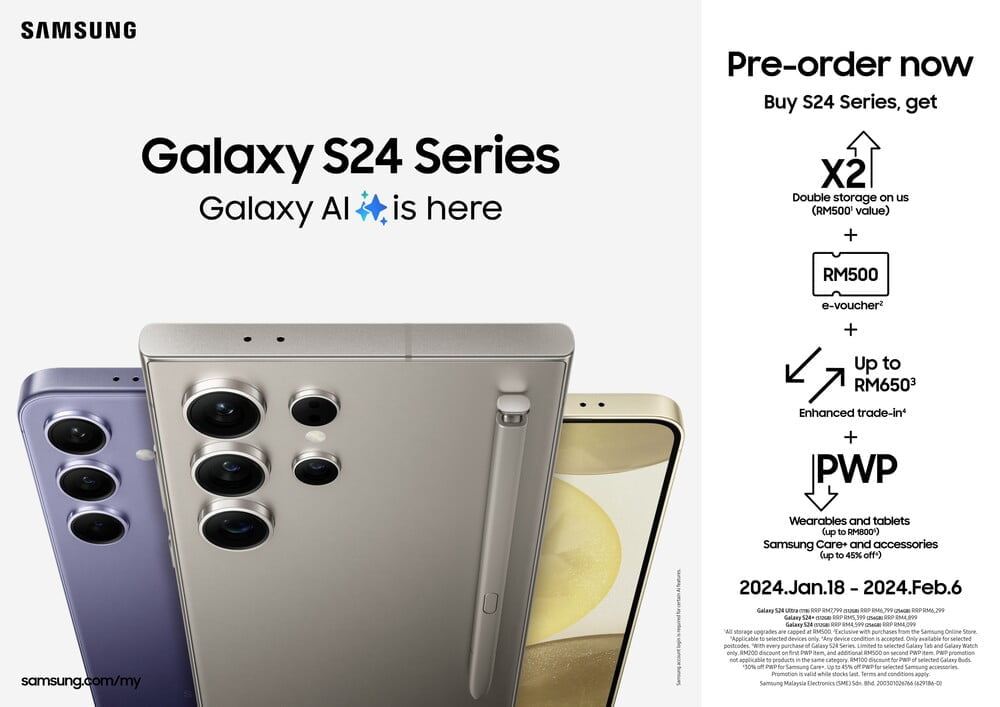 Pre-Order Your Samsung Galaxy S24 Series Today!