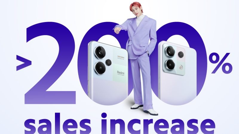 Malaysians’ love for the Redmi Note 13 Series results in over a 200% sales increase in the first week for Redmi Note 13 Pro models