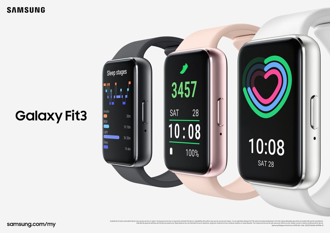 Stay Motivated to Be Your Best with the All-New Samsung Galaxy Fit3