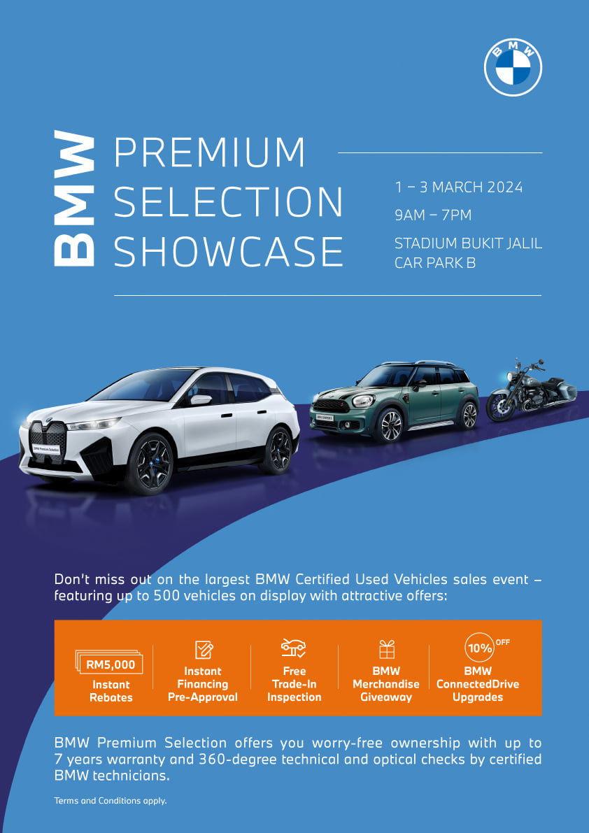 The BMW Premium Selection Showcase returns bigger than ever at the Bukit Jalil National Stadium.