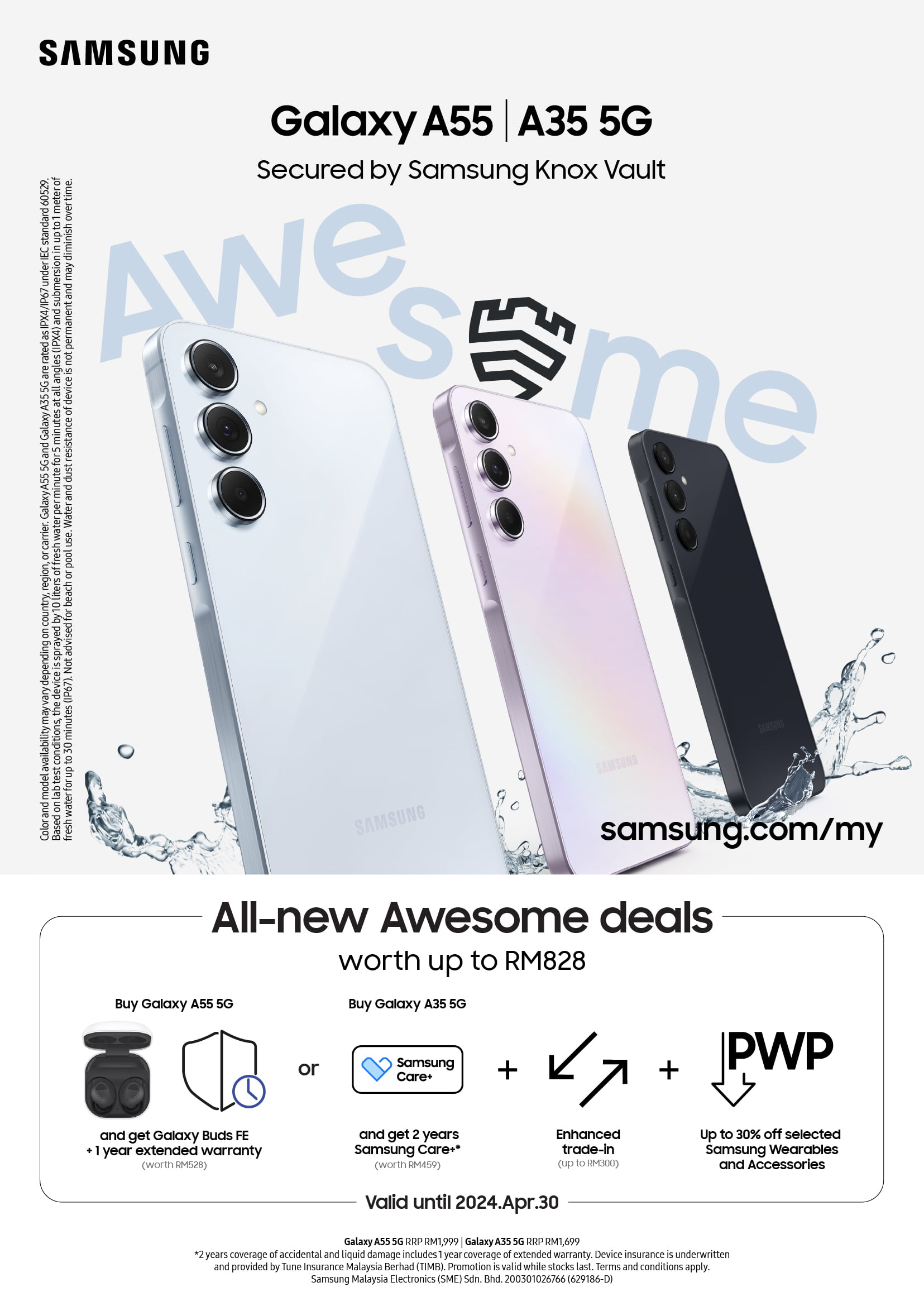 Malaysians Welcome the Newest Samsung Galaxy A55 5G and Galaxy A35 5G