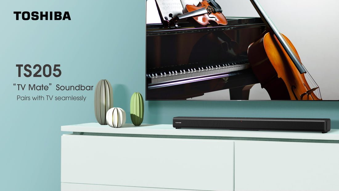 IMMERSE YOURSELF: TOSHIBA’S TS205 ‘TV MATE’ SOUNDBAR TAKES YOUR TV SOUND TO NEW HEIGHTS