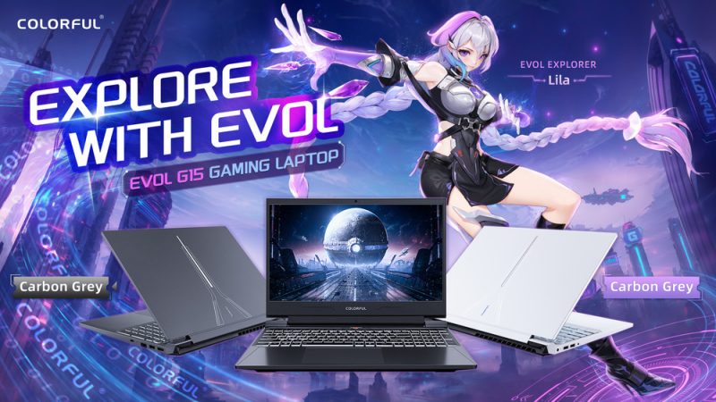 COLORFUL Unveils the Dazzling EVOL G Series Gaming Laptops