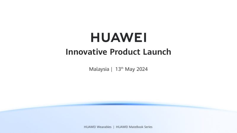 HUAWEI INNOVATIVE PRODUCT LAUNCH IN MALAYSIA: MATEBOOK X PRO AND WATCH FIT 3 TO BE MADE AVAILABLE ON 13 MAY 2024