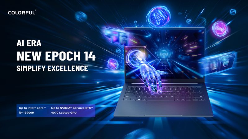 COLORFUL EPOCH Series AI Notebook: Simplify Excellence