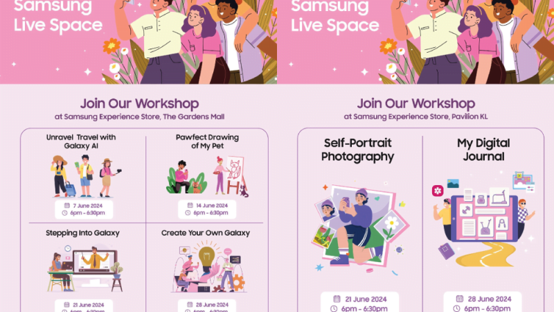 Unlock Your Creativity and Tech Skills at Our Exclusive Samsung Live Space!