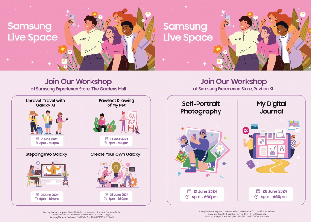 Unlock Your Creativity and Tech Skills at Our Exclusive Samsung Live Space!