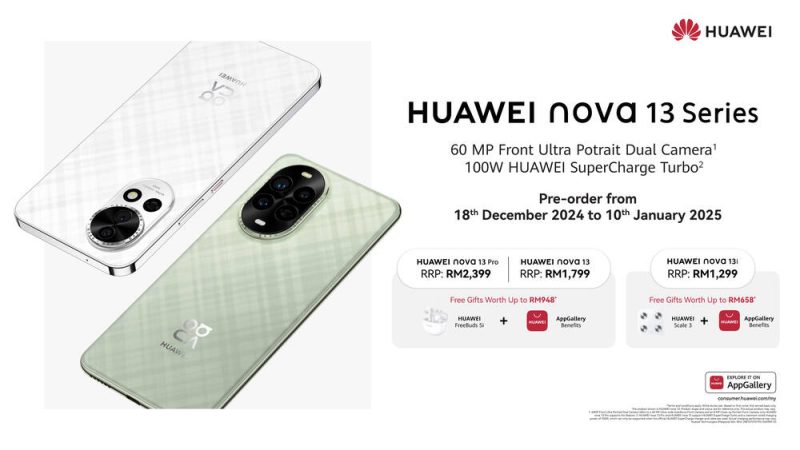 HUAWEI NOVA 13 SERIES – ULTRA-POWERFUL FRONT CAMERA, SELFIE PERFECTION SMARTPHONE