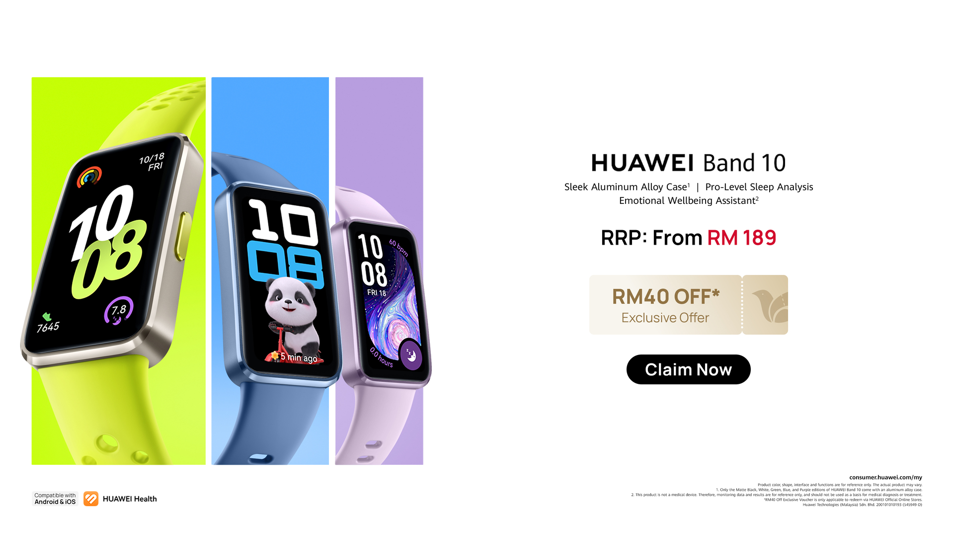 HUAWEI BAND 10 ARRIVING SOON IN MALAYSIA!