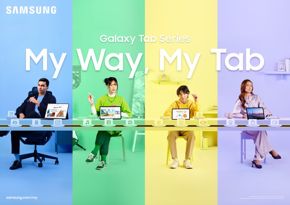 My Way, My Tab – Embody Your Persona with the Samsung Galaxy Tab Series!