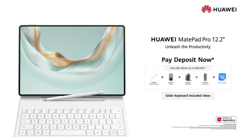 HUAWEI UNVEILS MATEPAD PRO 12.2” A PREMIUM PC-LEVEL EXPERIENCE TABLET FOR WORK, PLAY, AND CREATIVITY