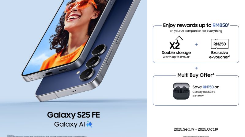 The Samsung Galaxy S25 FE, Galaxy Tab S11 Series and the Galaxy Buds3 FE are Now Available in Malaysia!