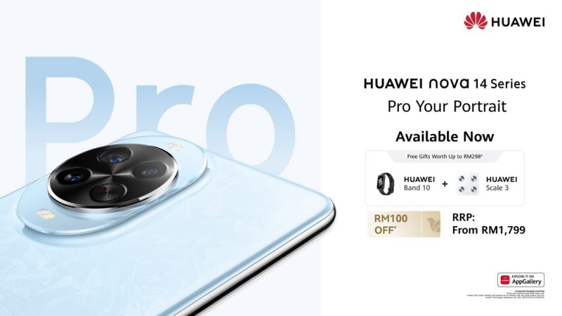 HUAWEI nova 14 SERIES AND HUAWEI FREEBUDS 7i NOW AVAILABLE IN MALAYSIA