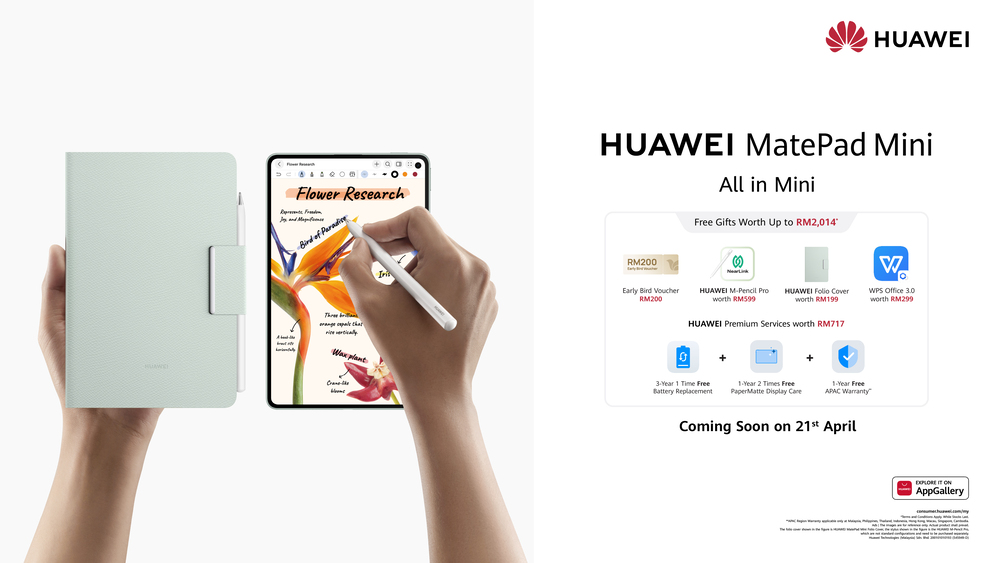 WORK LIGHTER, TRAIN SMARTER AS HUAWEI INTRODUCES TWO NEW DEVICES IN MALAYSIA