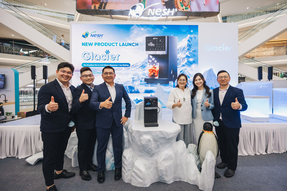 NESH Glacier Combines Ice-Making, Filtration and Instant Heating in Malaysia Book of Records-Recognised System