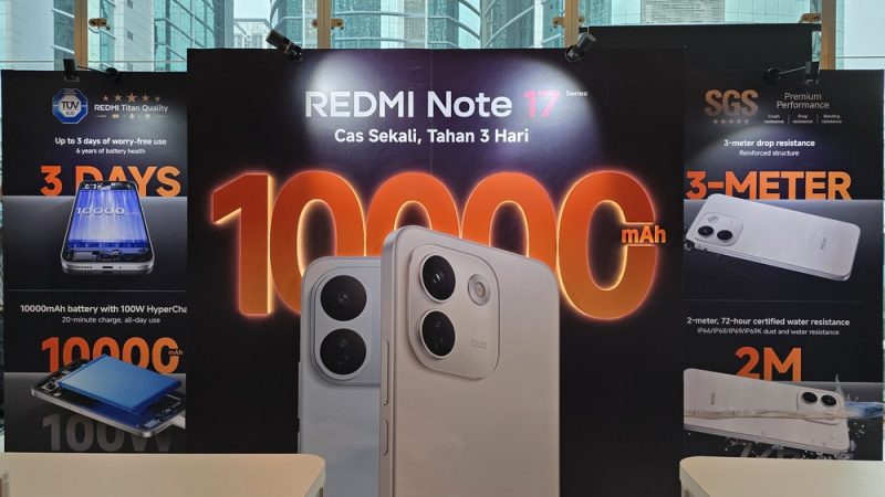 Xiaomi launches REDMI Note 17 Series in Malaysia with 10,000mAh battery and new wearables