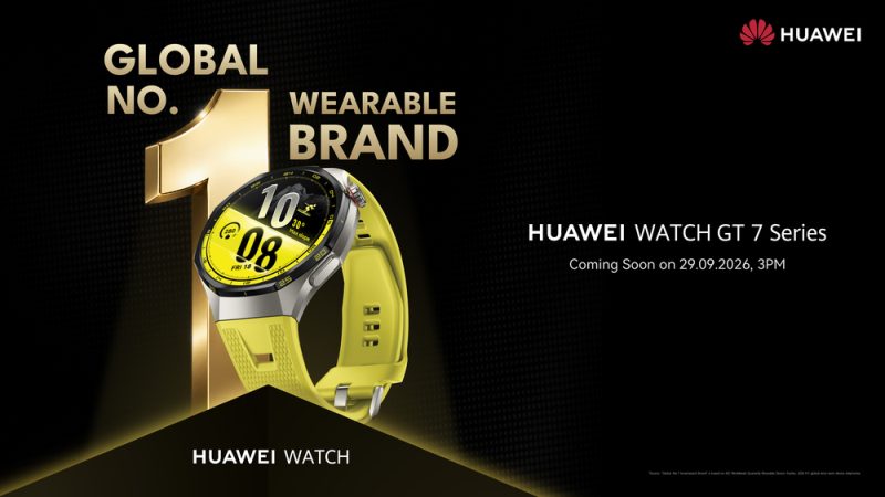 HUAWEI WATCH GT 7 SERIES SET TO LAUNCH IN MALAYSIA ON 29 SEPTEMBER 2026